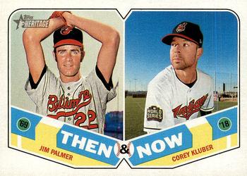 2018 Topps Heritage - Then and Now #TN-4 Jim Palmer / Corey Kluber Front