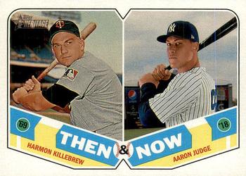 2018 Topps Heritage - Then and Now #TN-5 Harmon Killebrew / Aaron Judge Front