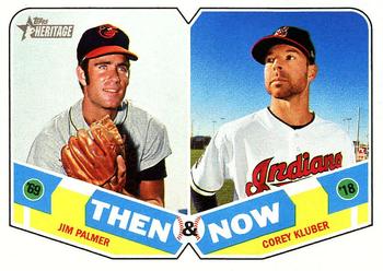 2018 Topps Heritage - Then and Now #TN-12 Jim Palmer / Corey Kluber Front