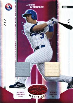 2004 Leaf Certified Materials - Mirror Combo Red #109 Jose Vidro Front