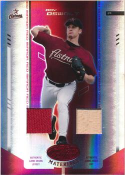 2004 Leaf Certified Materials - Mirror Combo Red #166 Roy Oswalt Front