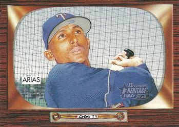 2004 Bowman Heritage #329 Joaquin Arias Front