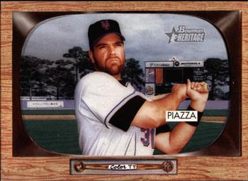 2004 Bowman Heritage #2 Mike Piazza Front