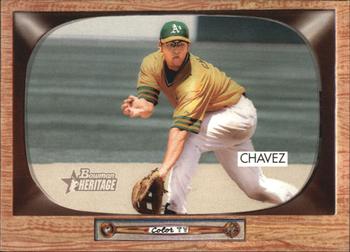 2004 Bowman Heritage #53 Eric Chavez Front