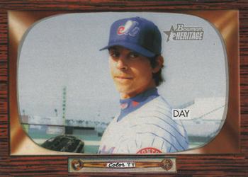 2004 Bowman Heritage #105 Zach Day Front