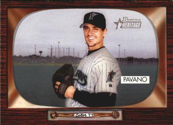 2004 Bowman Heritage #156 Carl Pavano Front