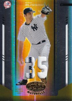2004 Leaf Certified Materials - Mirror Fabric Gold Number #139 Mike Mussina Front