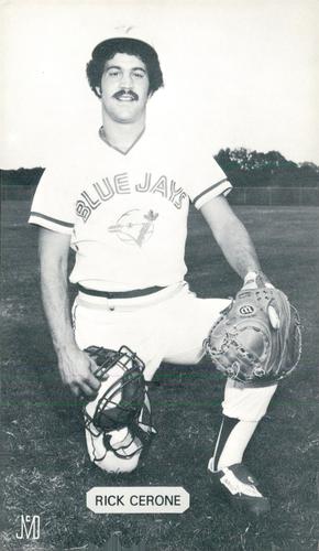 1979 JD McCarthy Toronto Blue Jays Postcards #NNO Rick Cerone Front