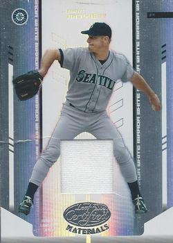 2004 Leaf Certified Materials - Mirror Fabric White #81 Jamie Moyer Front