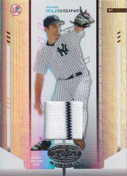 2004 Leaf Certified Materials - Mirror Fabric White #139 Mike Mussina Front