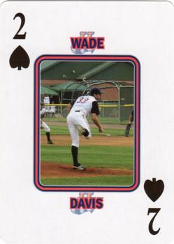 2008 NY State Lottery Hudson Valley Renegades Playing Cards #2♠ Wade Davis Front