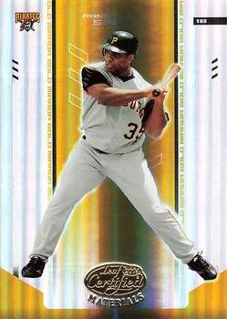 2004 Leaf Certified Materials - Mirror Gold #200 Randall Simon Front
