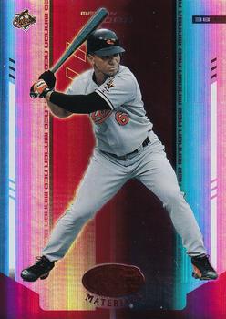 2004 Leaf Certified Materials - Mirror Red #85 Melvin Mora Front