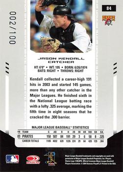 2004 Leaf Certified Materials - Mirror White #84 Jason Kendall Back