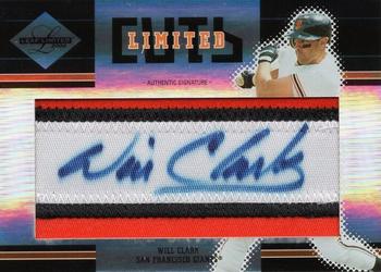 2004 Leaf Limited - Cuts #LC-12 Will Clark Front