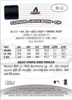 2004 Bowman's Best #BB-CJ Conor Jackson Back