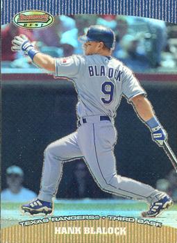 2004 Bowman's Best #BB-HB Hank Blalock Front