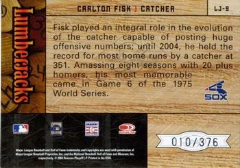 2004 Leaf Limited - Lumberjacks #LJ-9 Carlton Fisk Back