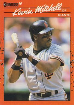 1990 Donruss - Previews #6 Kevin Mitchell Front