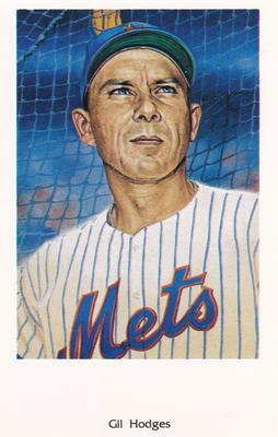 1994 Ron Lewis 1969 New York Mets 25th Anniversary Postcards #2 Gil Hodges Front