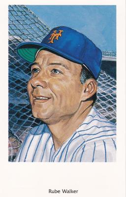 1994 Ron Lewis 1969 New York Mets 25th Anniversary Postcards #3 Rube Walker Front