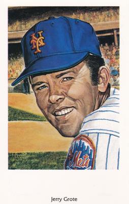 1994 Ron Lewis 1969 New York Mets 25th Anniversary Postcards #17 Jerry Grote Front