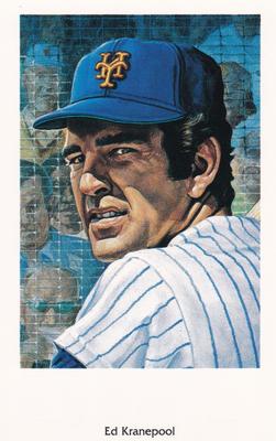 1994 Ron Lewis 1969 New York Mets 25th Anniversary Postcards #22 Ed Kranepool Front