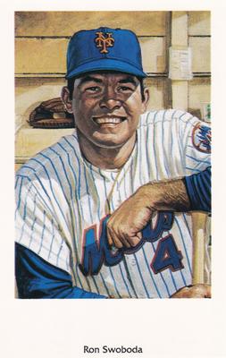 1994 Ron Lewis 1969 New York Mets 25th Anniversary Postcards #30 Ron Swoboda Front