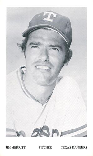 1974 Texas Rangers Photocards #NNO Jim Merritt Front