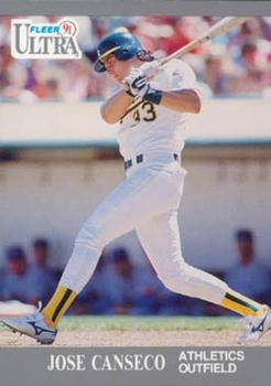1991 Ultra #244 Jose Canseco Front