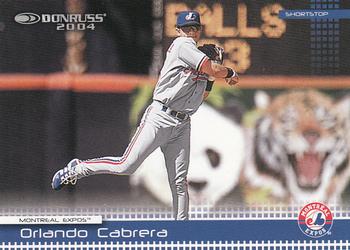 2004 Donruss #307 Orlando Cabrera Front
