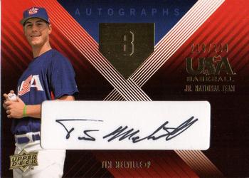 2008 Upper Deck USA Baseball Box Set - Junior National Team Signatures Black #UE-12 Tim Melville Front