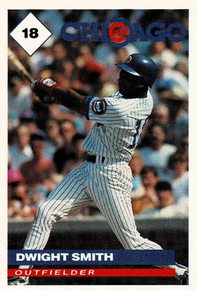 1991 Marathon Oil Chicago Cubs #NNO Dwight Smith Front