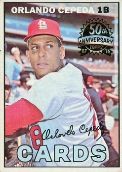 2016 Topps Heritage - 50th Anniversary Buybacks #20 Orlando Cepeda Front