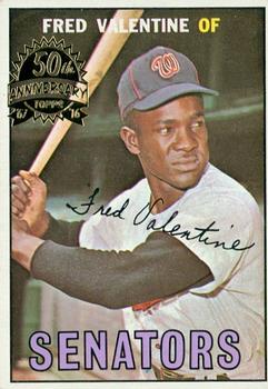 2016 Topps Heritage - 50th Anniversary Buybacks #64 Fred Valentine Front