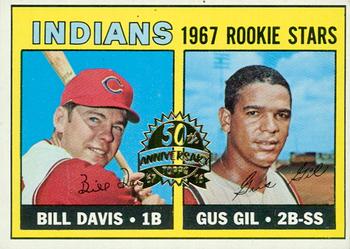2016 Topps Heritage - 50th Anniversary Buybacks #253 Indians 1967 Rookie Stars (Bill Davis / Gus Gil) Front