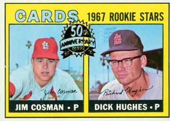 2016 Topps Heritage - 50th Anniversary Buybacks #384 Cards 1967 Rookie Stars (Jim Cosman / Dick Hughes) Front