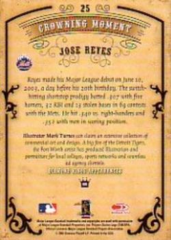 2004 Donruss Diamond Kings #25 Jose Reyes Back