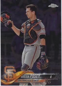 2018 Topps Chrome #29 Buster Posey Front
