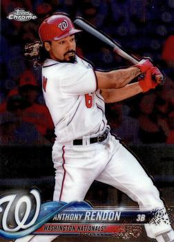 2018 Topps Chrome #165 Anthony Rendon Front