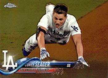 2018 Topps Chrome #192 Corey Seager Front