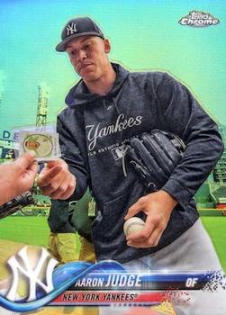 2018 Topps Chrome #1 Aaron Judge Front
