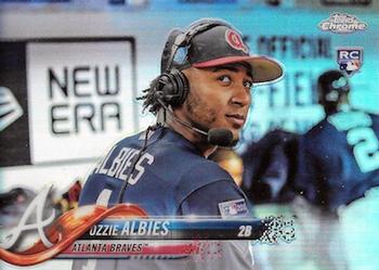 2018 Topps Chrome #72 Ozzie Albies Front