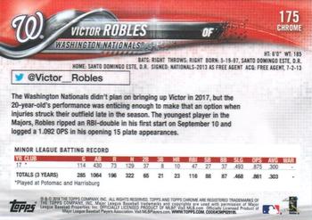 2018 Topps Chrome #175 Victor Robles Back