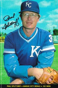 1983 Topps Foldouts - Career Pitching Wins Leaders #NNO Paul Splittorff / Gaylord Perry Front