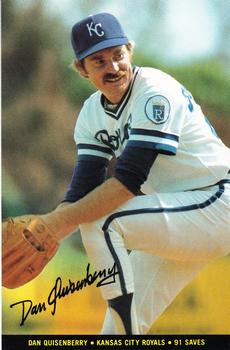 1983 Topps Foldouts - Career Saves Relief Aces #NNO Dan Quisenberry / Kent Tekulve Front