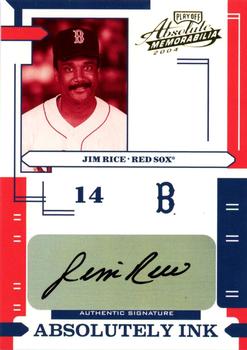2004 Playoff Absolute Memorabilia - Absolutely Ink #AI-69 Jim Rice Front