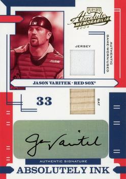 2004 Playoff Absolute Memorabilia - Absolutely Ink Combo Material #AI-65 Jason Varitek Front