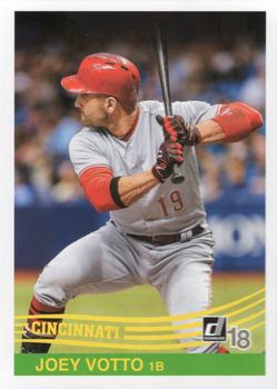 2018 Donruss - Blank Back #NNO Joey Votto Front