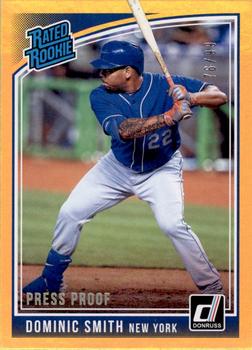 2018 Donruss - Gold Press Proof #47 Dominic Smith Front